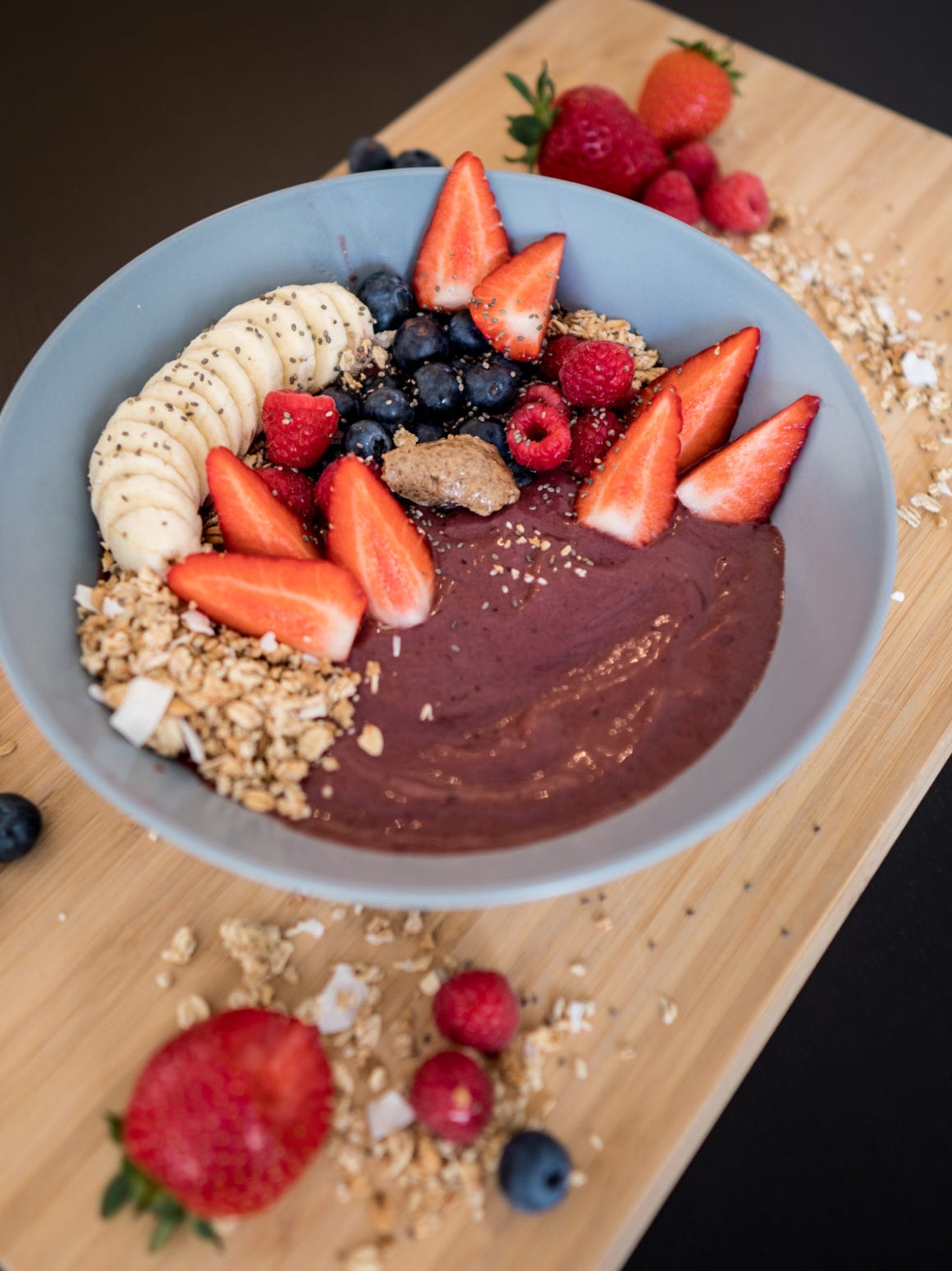 thick dairy free açaí bowl recipe